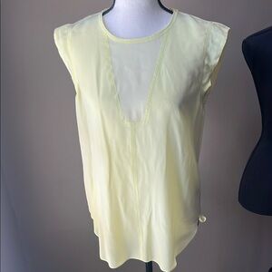 Rebecca Taylor Light Yellow Blouse